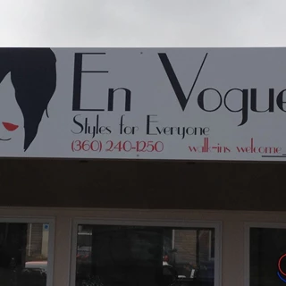  - Rigid Signage - Business Sign - En Vogue - Oak Harbor, WA