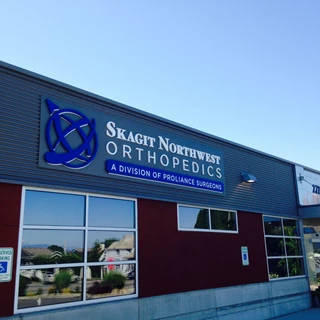  - Architectural Signage - Dimensional Lettering - Skagit Northwest Orthopedics - Anacortes, WA