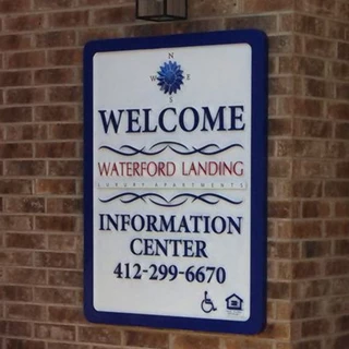  - Waterford Landing - Property Management Dimensional Signage - Image360 - Pittsburgh West Pennsylvania