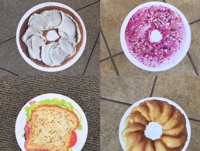 Custom Floor Graphics for Bakers Dozen, Corona, Ca National Donut Day