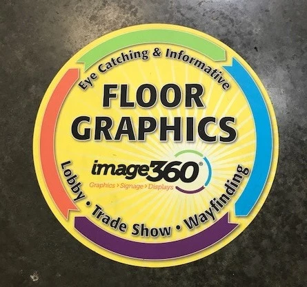 Custom Floor Graphics for Image360 Corona, CA