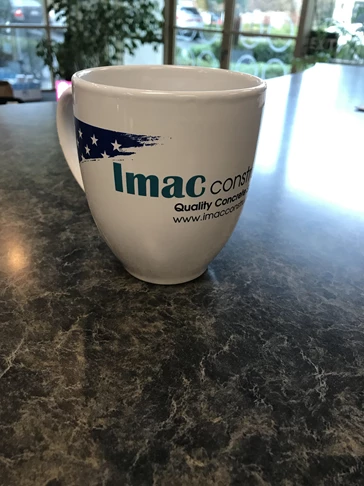 Custom mug for IMAC Construction