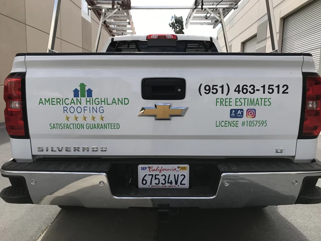 Vehicle decals for American Highland in Corona, CA