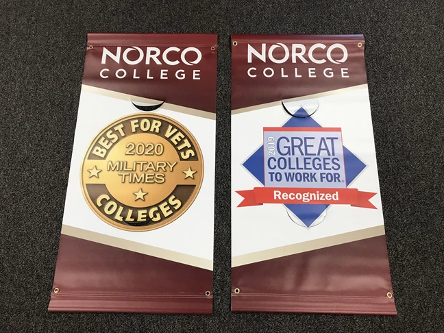 Street Pole Banners for Norco College 